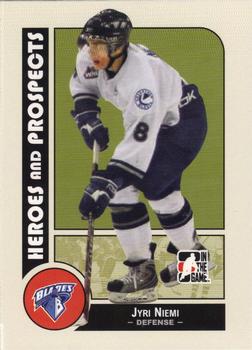 2008-09 In The Game Heroes and Prospects #70 Jyri Niemi Front