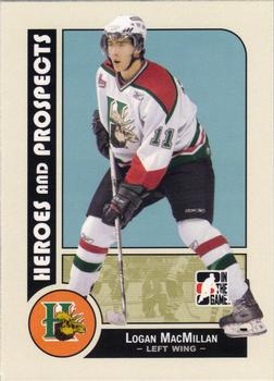 2008-09 In The Game Heroes and Prospects #93 Logan MacMillan Front