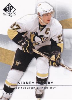 2008-09 SP Authentic #10 Sidney Crosby Front