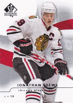 2008-09 SP Authentic #55 Jonathan Toews Front