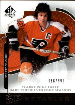 2008-09 SP Authentic #103 Bobby Clarke Front