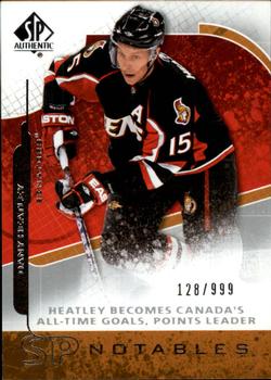 2008-09 SP Authentic #110 Dany Heatley Front