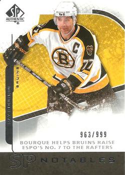 2008-09 SP Authentic #140 Ray Bourque Front