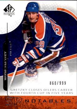 2008-09 SP Authentic #159 Wayne Gretzky Front