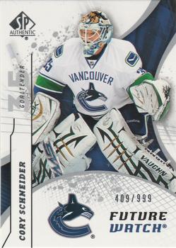 2008-09 SP Authentic #183 Cory Schneider Front