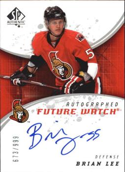 2008-09 SP Authentic #236 Brian Lee Front