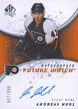 2008-09 SP Authentic #250 Andreas Nodl Front