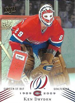 2008-09 Upper Deck Montreal Canadiens Centennial #8 Ken Dryden Front
