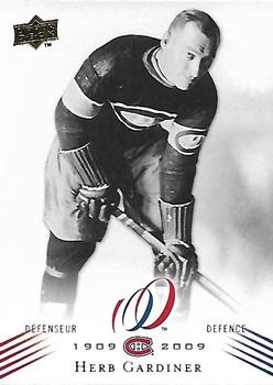 2008-09 Upper Deck Montreal Canadiens Centennial #11 Herb Gardiner Front
