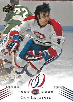 2008-09 Upper Deck Montreal Canadiens Centennial #22 Guy Lapointe Front