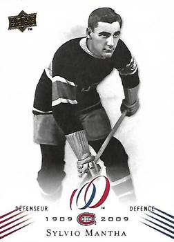 2008-09 Upper Deck Montreal Canadiens Centennial #27 Sylvio Mantha Front