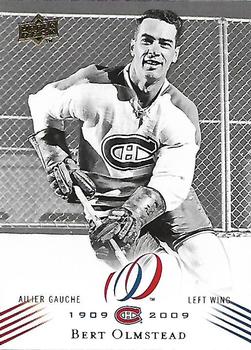 2008-09 Upper Deck Montreal Canadiens Centennial #31 Bert Olmstead Front