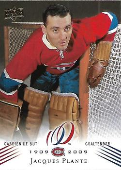 2008-09 Upper Deck Montreal Canadiens Centennial #33 Jacques Plante Front