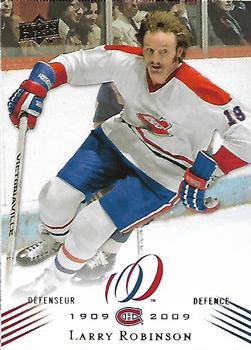 2008-09 Upper Deck Montreal Canadiens Centennial #36 Larry Robinson Front