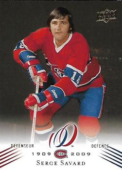 2008-09 Upper Deck Montreal Canadiens Centennial #41 Serge Savard Front