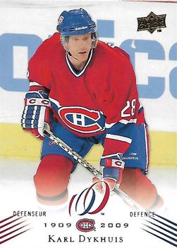 2008-09 Upper Deck Montreal Canadiens Centennial #53 Karl Dykhuis Front