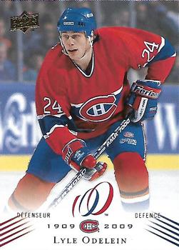 2008-09 Upper Deck Montreal Canadiens Centennial #60 Lyle Odelein Front