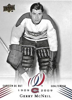 2008-09 Upper Deck Montreal Canadiens Centennial #62 Gerry McNeil Front