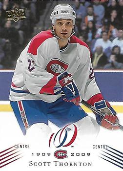 2008-09 Upper Deck Montreal Canadiens Centennial #67 Scott Thornton Front