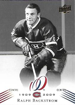 2008-09 Upper Deck Montreal Canadiens Centennial #70 Ralph Backstrom Front