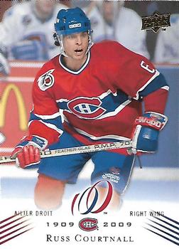 2008-09 Upper Deck Montreal Canadiens Centennial #84 Russ Courtnall Front