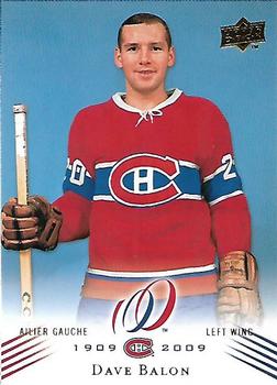 2008-09 Upper Deck Montreal Canadiens Centennial #92 Dave Balon Front