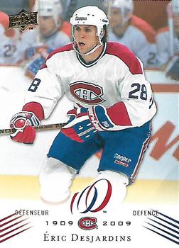 2008-09 Upper Deck Montreal Canadiens Centennial #93 Eric Desjardins Front