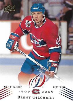 2008-09 Upper Deck Montreal Canadiens Centennial #99 Brent Gilchrist Front