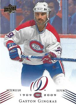 2008-09 Upper Deck Montreal Canadiens Centennial #100 Gaston Gingras Front