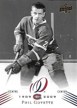 2008-09 Upper Deck Montreal Canadiens Centennial #101 Phil Goyette Front