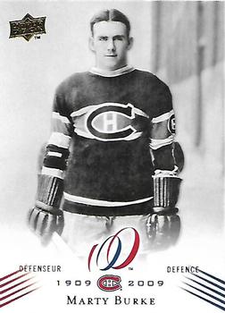 2008-09 Upper Deck Montreal Canadiens Centennial #109 Marty Burke Front