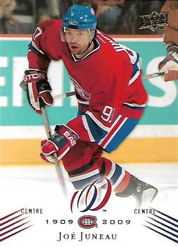 2008-09 Upper Deck Montreal Canadiens Centennial #110 Joe Juneau Front