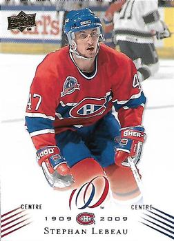 2008-09 Upper Deck Montreal Canadiens Centennial #120 Stephan Lebeau Front