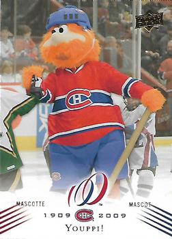 2008-09 Upper Deck Montreal Canadiens Centennial #163 Youppi Front