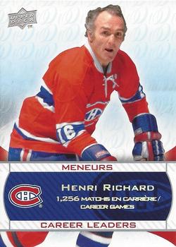 2008-09 Upper Deck Montreal Canadiens Centennial #235 Henri Richard Front