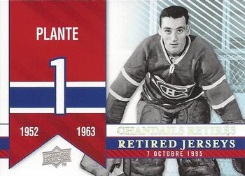 2008-09 Upper Deck Montreal Canadiens Centennial #273 Jacques Plante Front