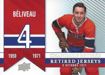 2008-09 Upper Deck Montreal Canadiens Centennial #275 Jean Beliveau Front
