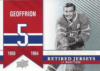 2008-09 Upper Deck Montreal Canadiens Centennial #276 Bernie Geoffrion Front