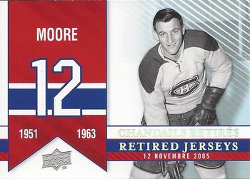 2008-09 Upper Deck Montreal Canadiens Centennial #280 Dickie Moore Front