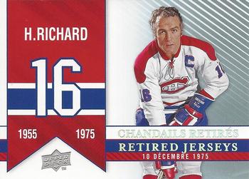 2008-09 Upper Deck Montreal Canadiens Centennial #282 Henri Richard Front