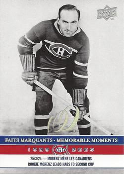 2008-09 Upper Deck Montreal Canadiens Centennial #288 Howie Morenz Front