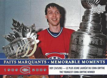 2008-09 Upper Deck Montreal Canadiens Centennial #297 Patrick Roy Front