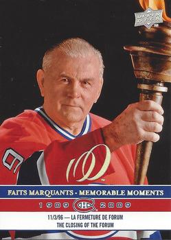 2008-09 Upper Deck Montreal Canadiens Centennial #299 Maurice Richard Front