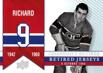 2008-09 Upper Deck Montreal Canadiens Centennial #278 Maurice Richard Front