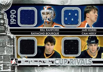 2013-14 In The Game Lord Stanley's Mug - Cup Rivals Silver #CRI-31 Bill Ranford / Jari Kurri / Raymond Bourque / Cam Neely Front