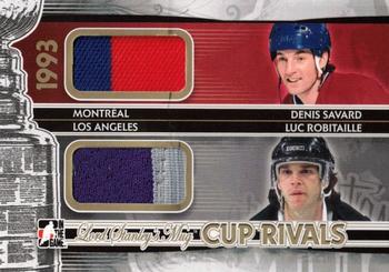 2013-14 In The Game Lord Stanley's Mug - Cup Rivals Gold #CRI-09 Denis Savard / Luc Robitaille Front