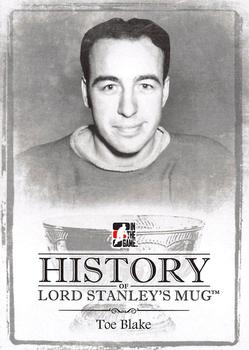 2013-14 In The Game Lord Stanley's Mug - History of Lord Stanley's Mug #HLSM-20 Toe Blake Front