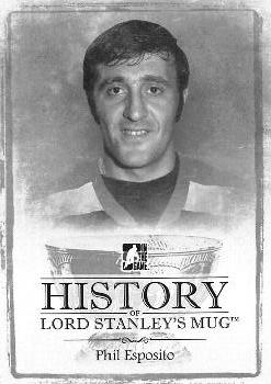 2013-14 In The Game Lord Stanley's Mug - History of Lord Stanley's Mug #HLSM-30 Phil Esposito Front