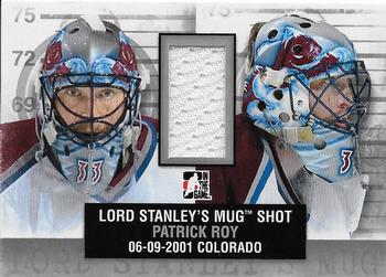 2013-14 In The Game Lord Stanley's Mug - Mug Shots Jerseys #MS-06 Patrick Roy Front