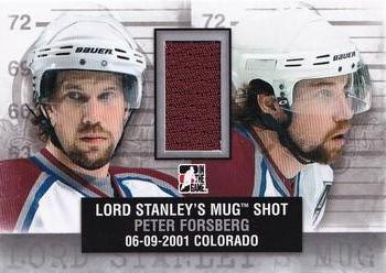 2013-14 In The Game Lord Stanley's Mug - Mug Shots Jerseys #MS-14 Peter Forsberg Front
